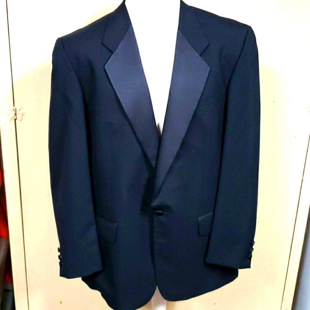 Pierre Balmain men's wool tuxedo jacket 1990s